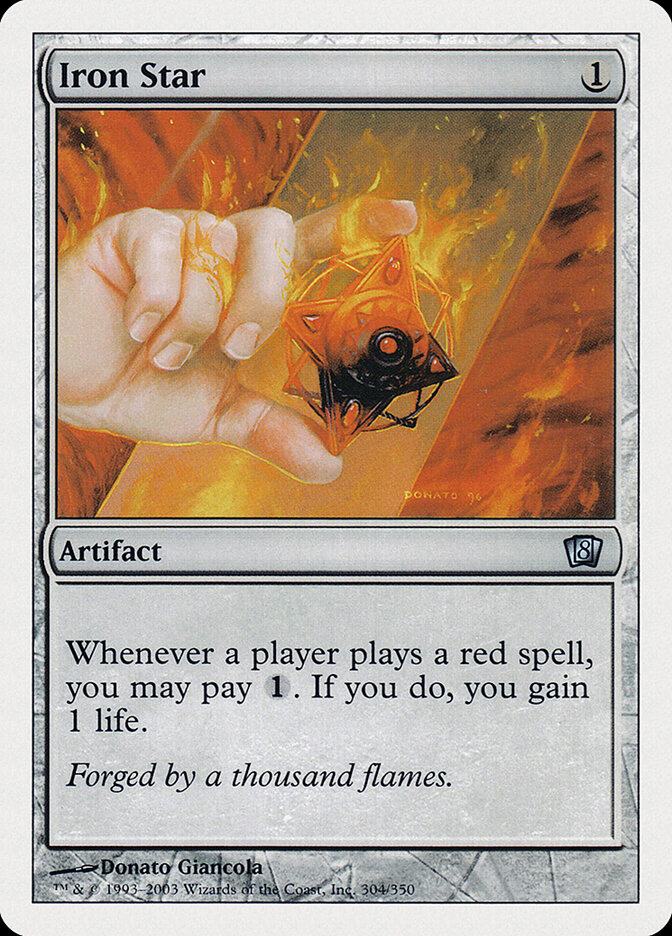 Iron Star card front