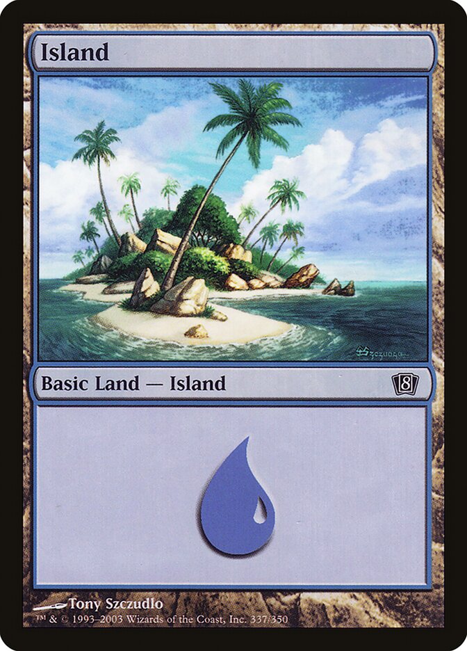 Island card front