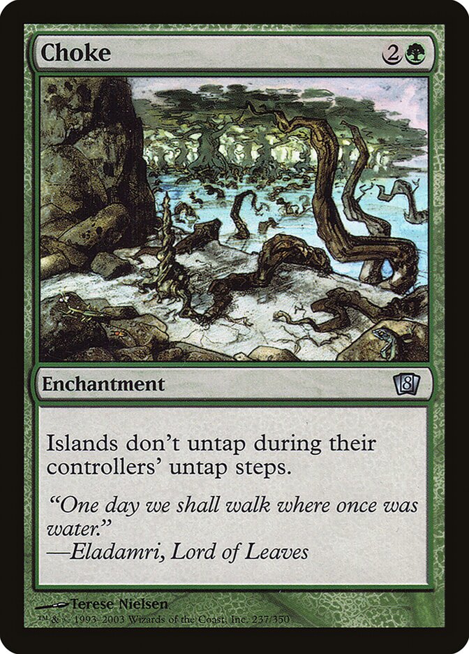 Choke card front