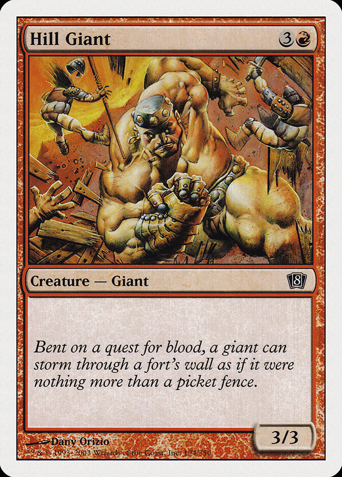 Hill Giant card front