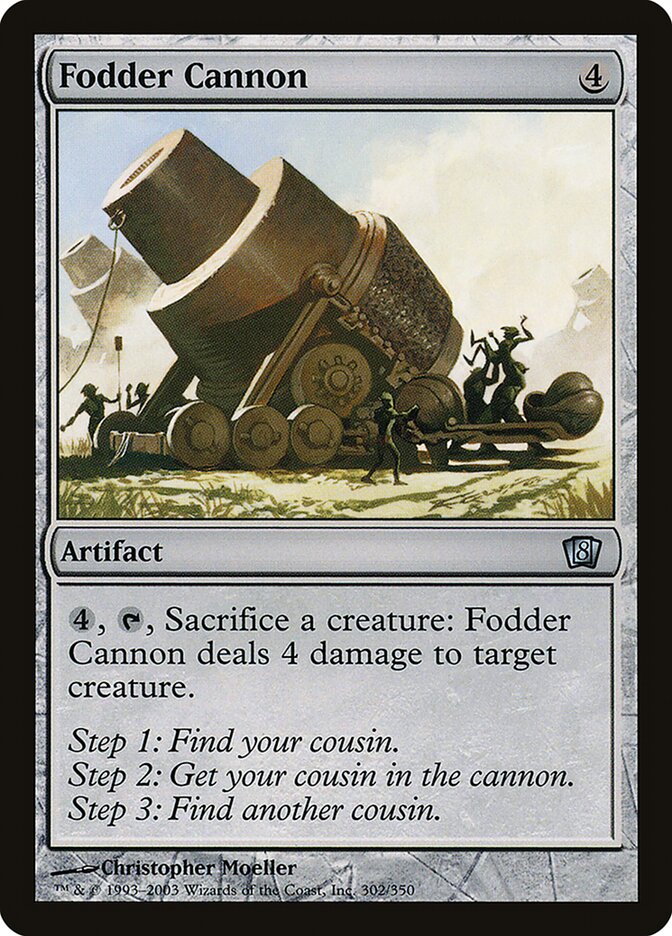 Fodder Cannon card front