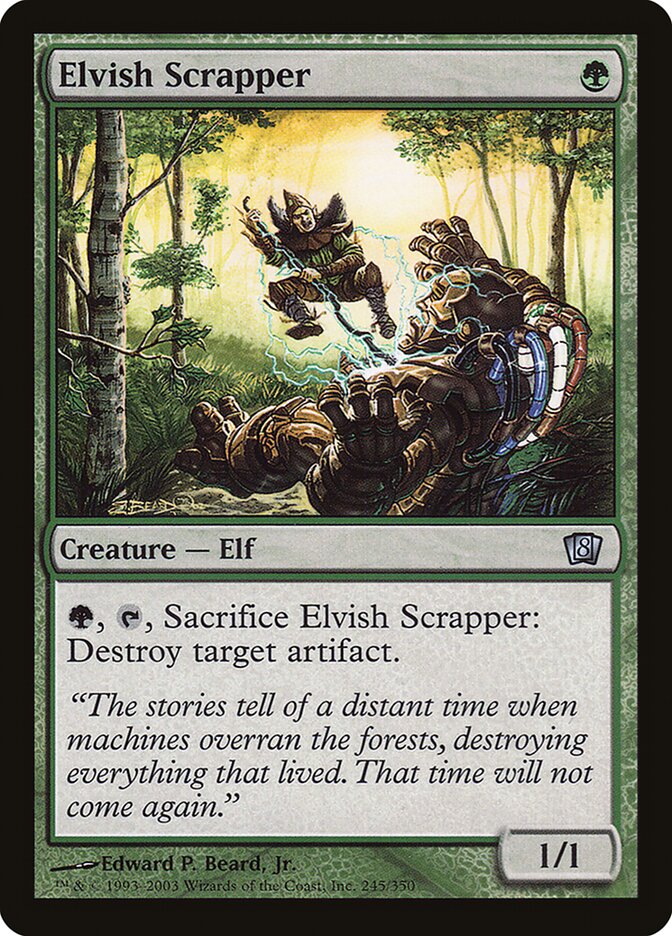 Elvish Scrapper card front