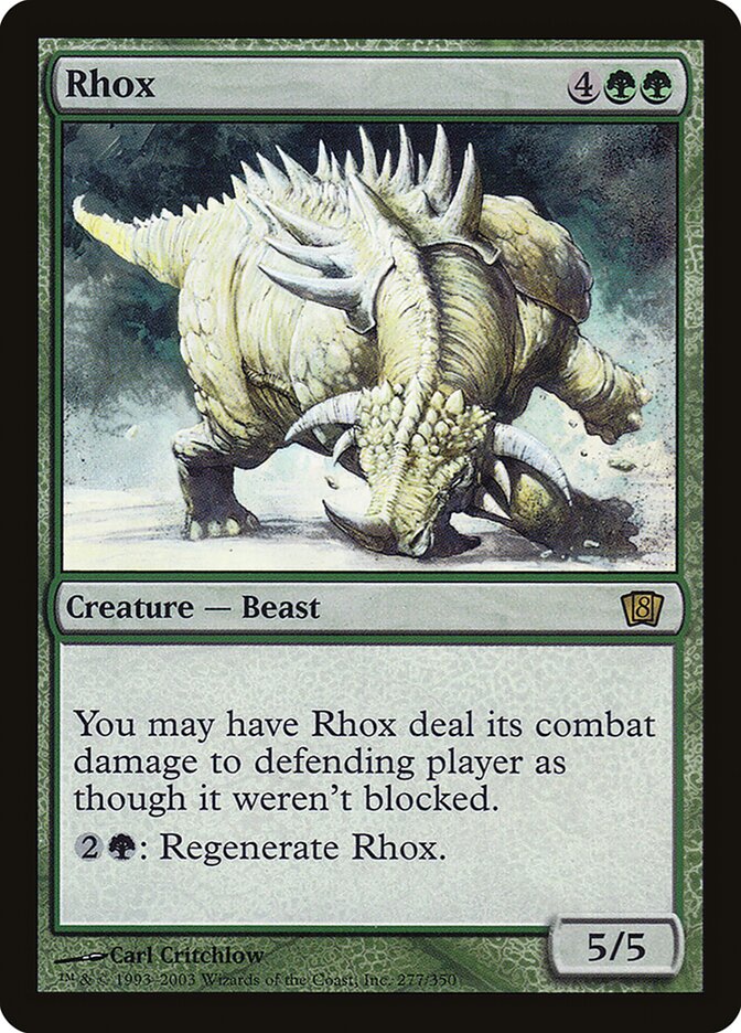 Rhox card front
