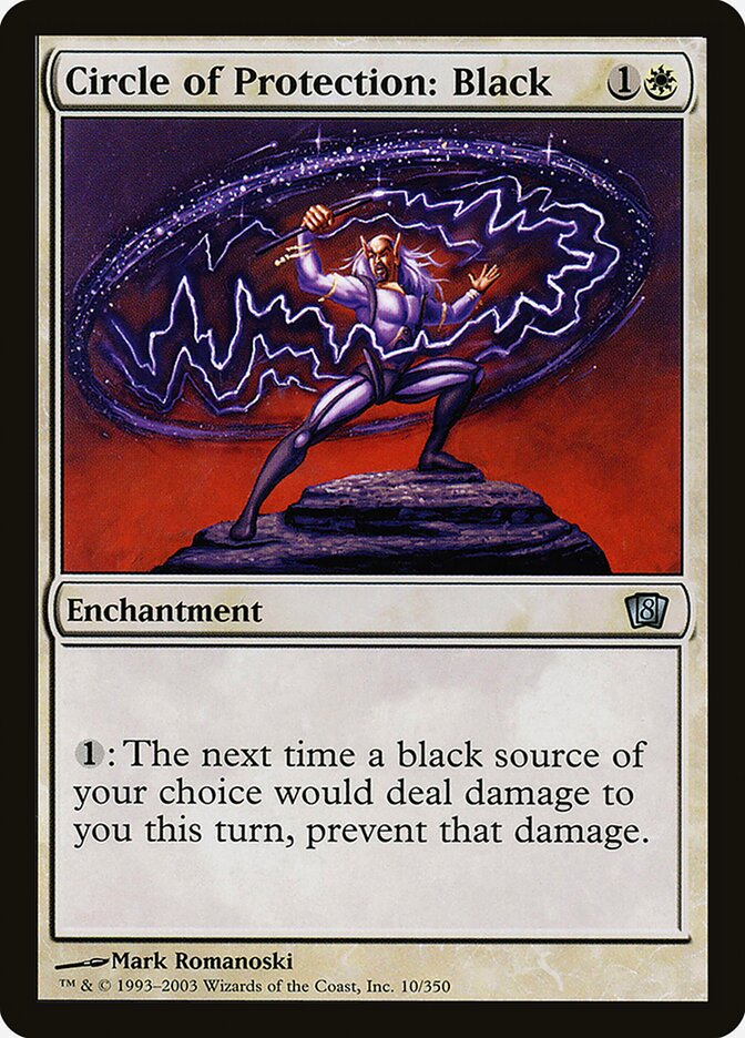 Circle of Protection: Black card front