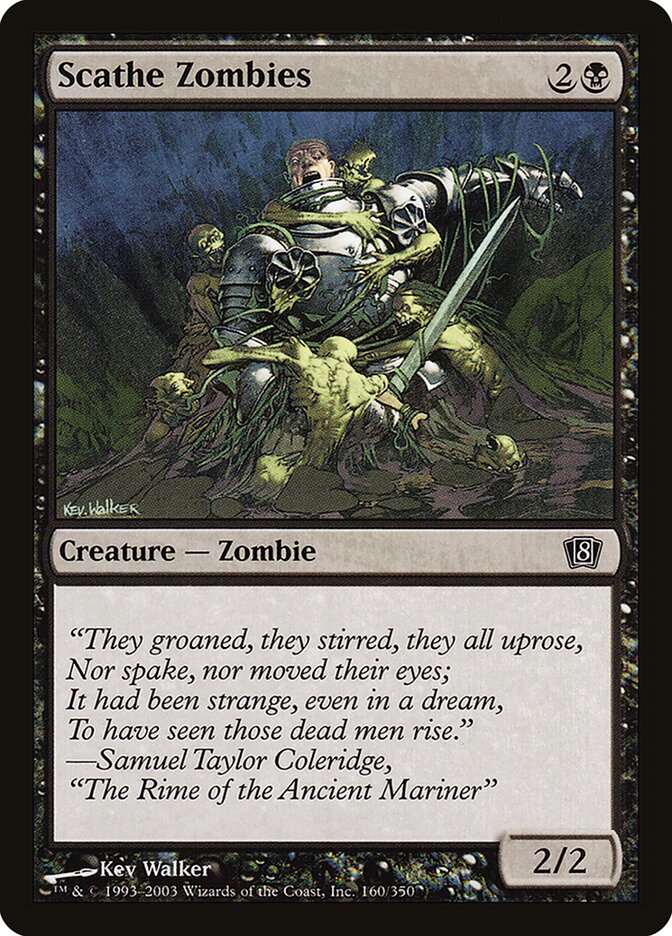 Scathe Zombies card front