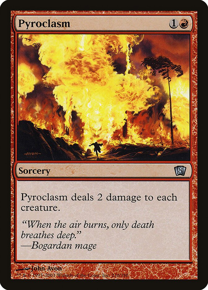 Pyroclasm card front