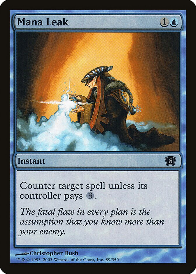 Mana Leak card front