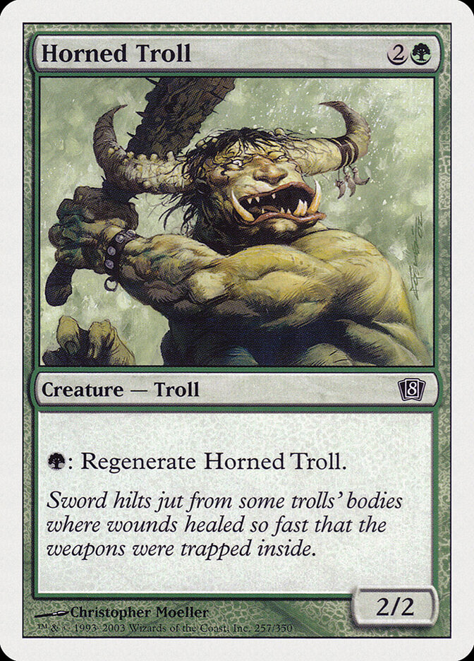 Horned Troll card front