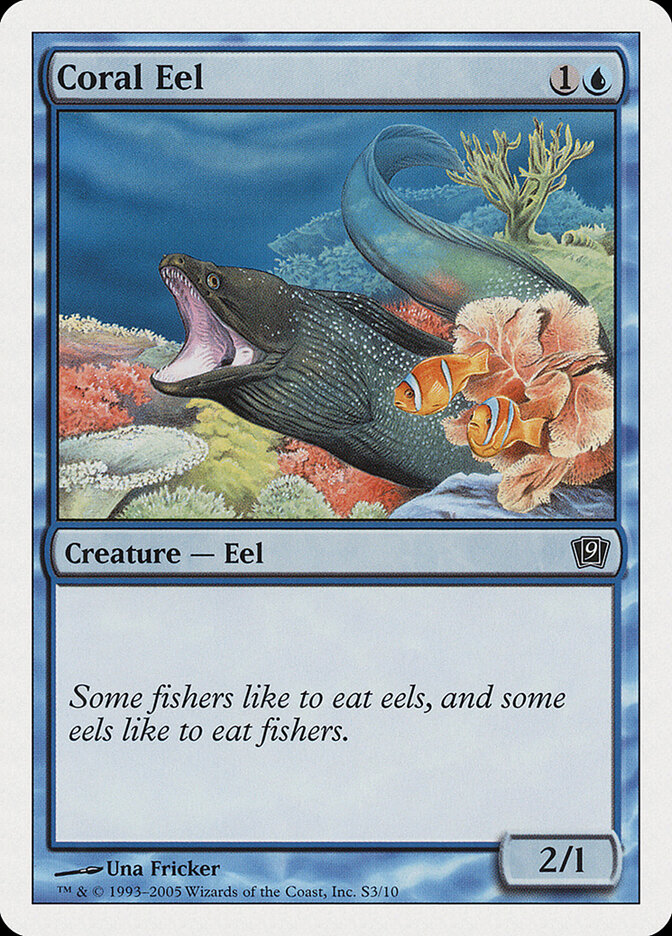 Coral Eel card front