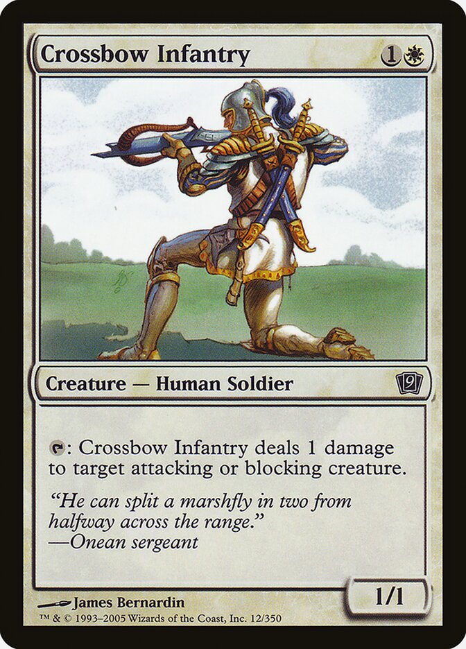 Crossbow Infantry card front