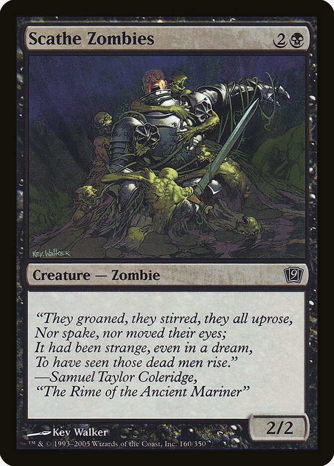 Scathe Zombies card front