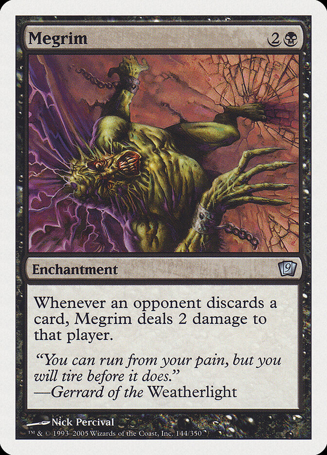 Megrim card front