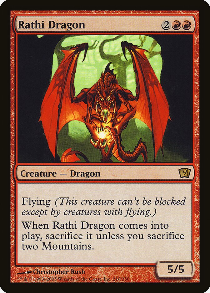 Rathi Dragon card front
