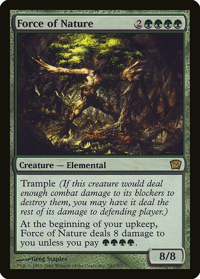 Force of Nature card front