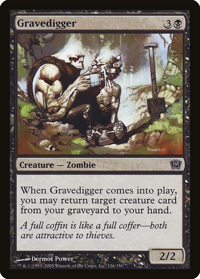 Gravedigger card front