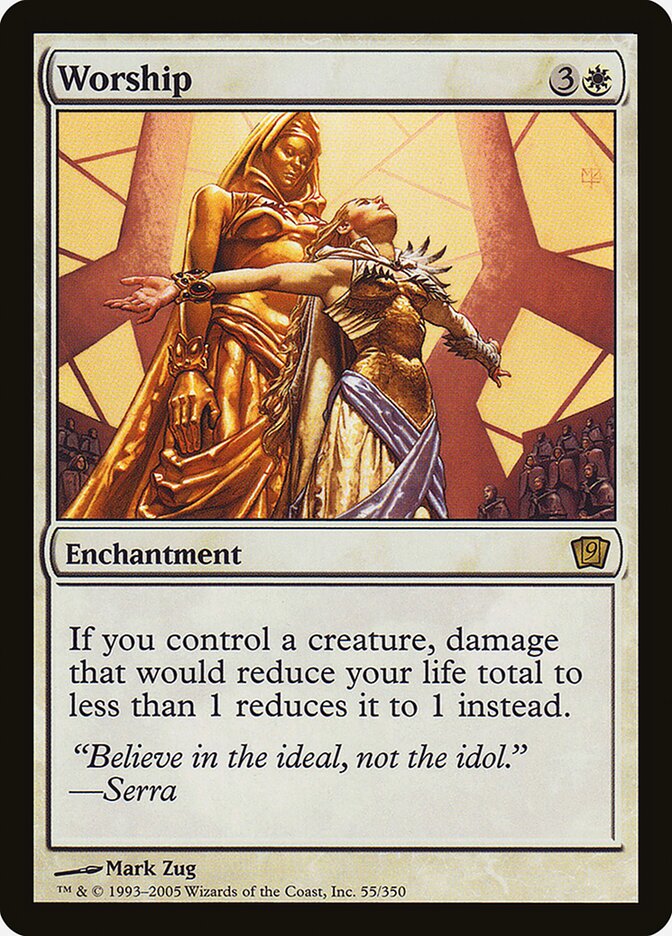 Worship card front