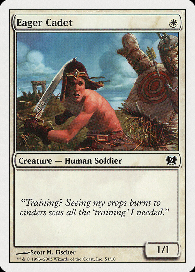 Eager Cadet card front