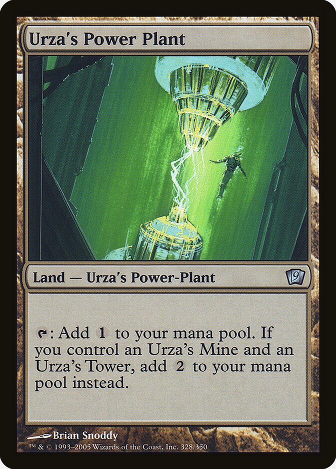 Urza's Power Plant card front