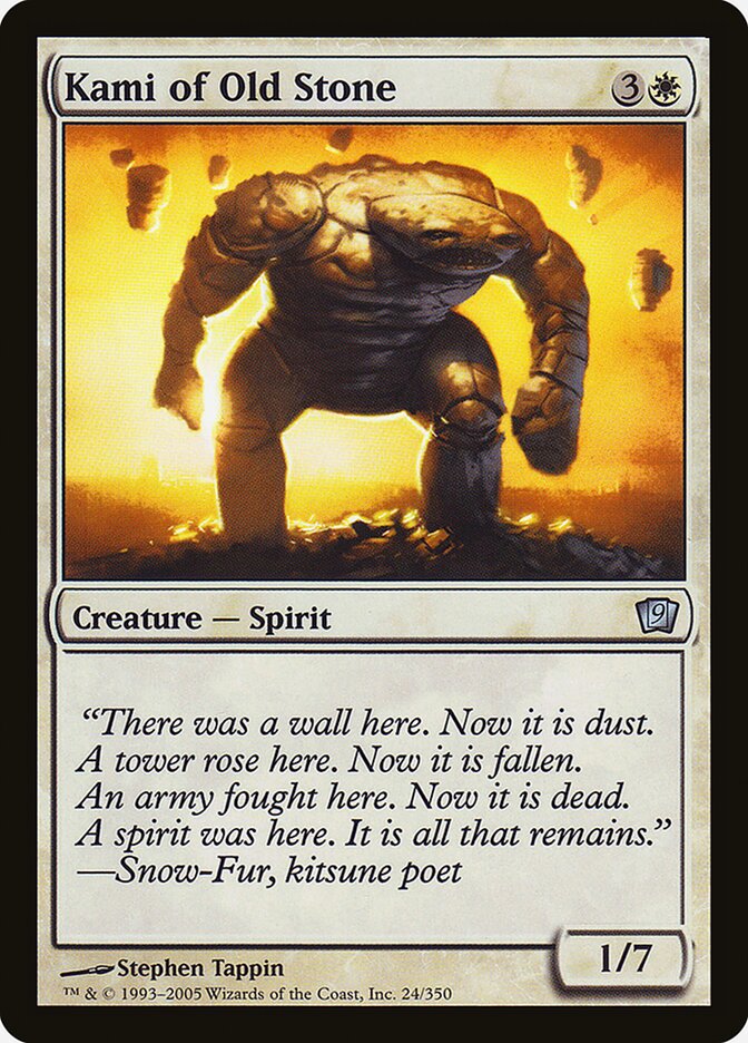 Kami of Old Stone card front