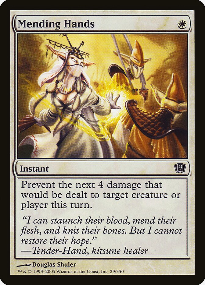 Mending Hands card front