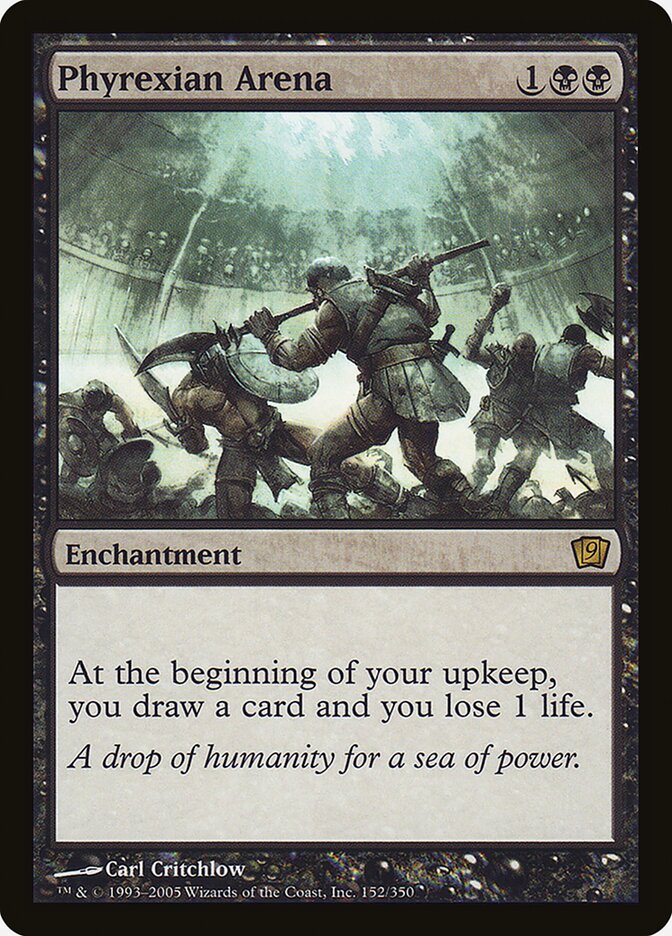 Phyrexian Arena card front