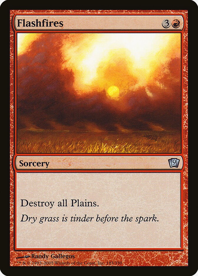 Flashfires card front