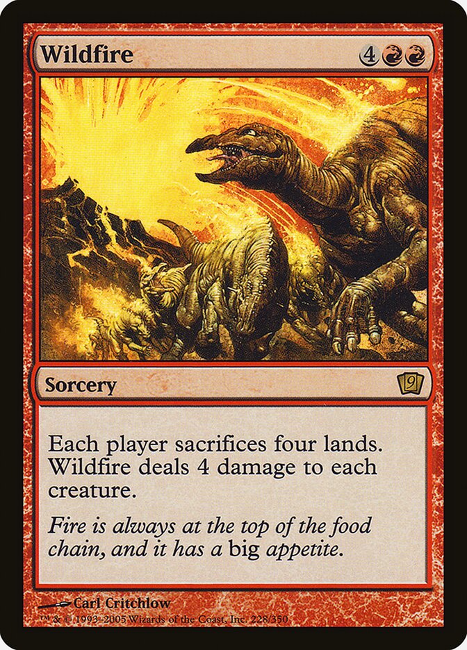 Wildfire card front