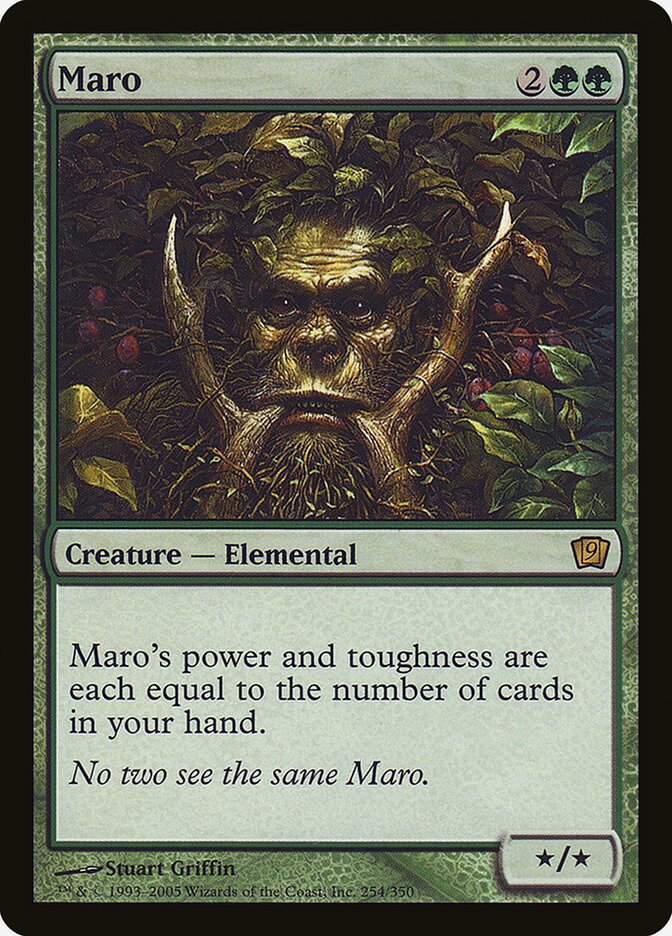 Maro card front