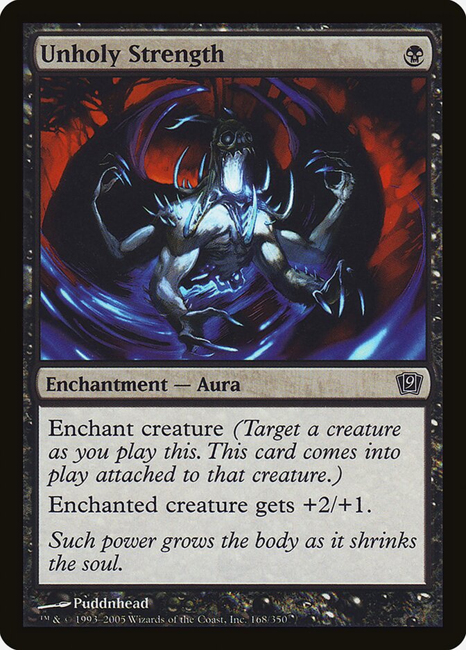 Unholy Strength card front