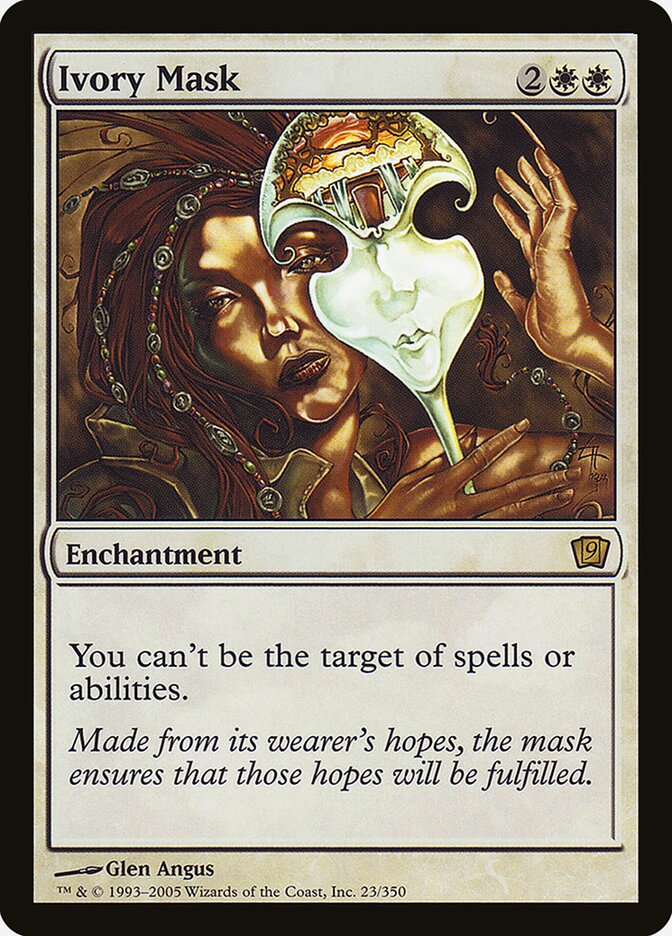 Ivory Mask card front