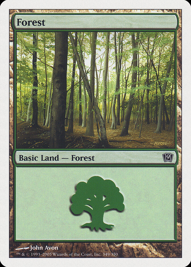 Forest card front