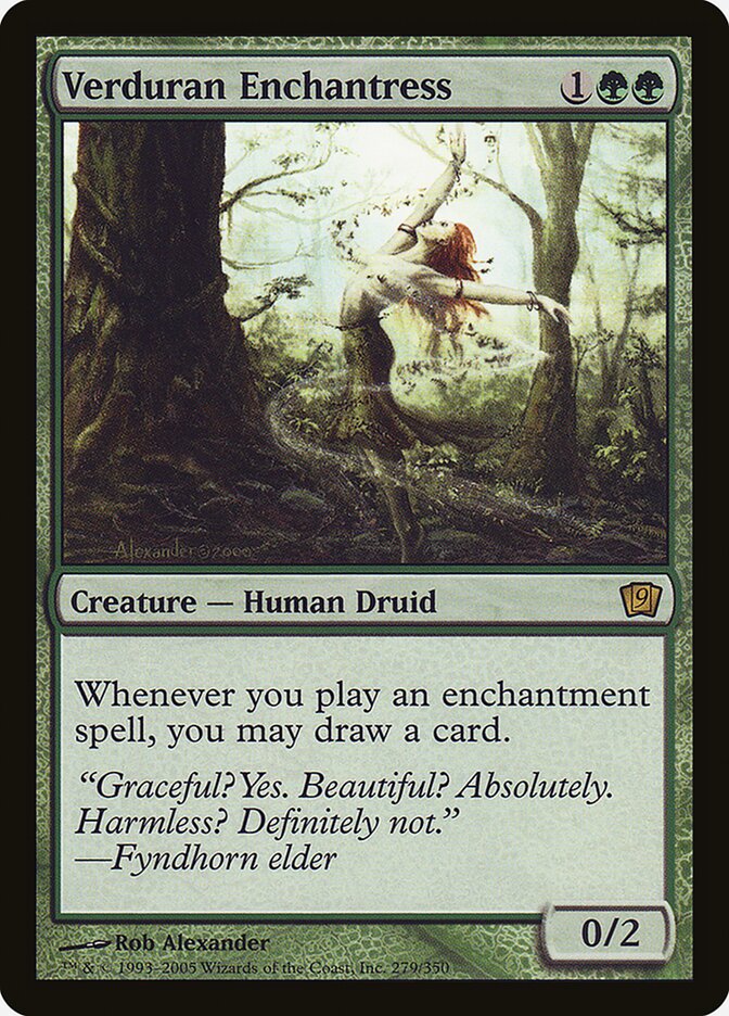 Verduran Enchantress card front
