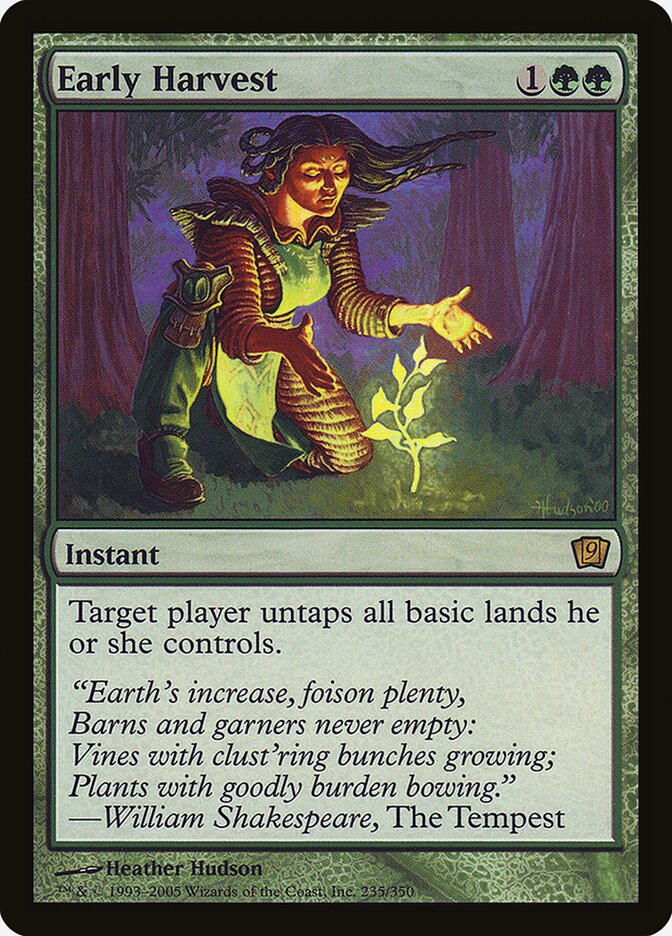 Early Harvest card front