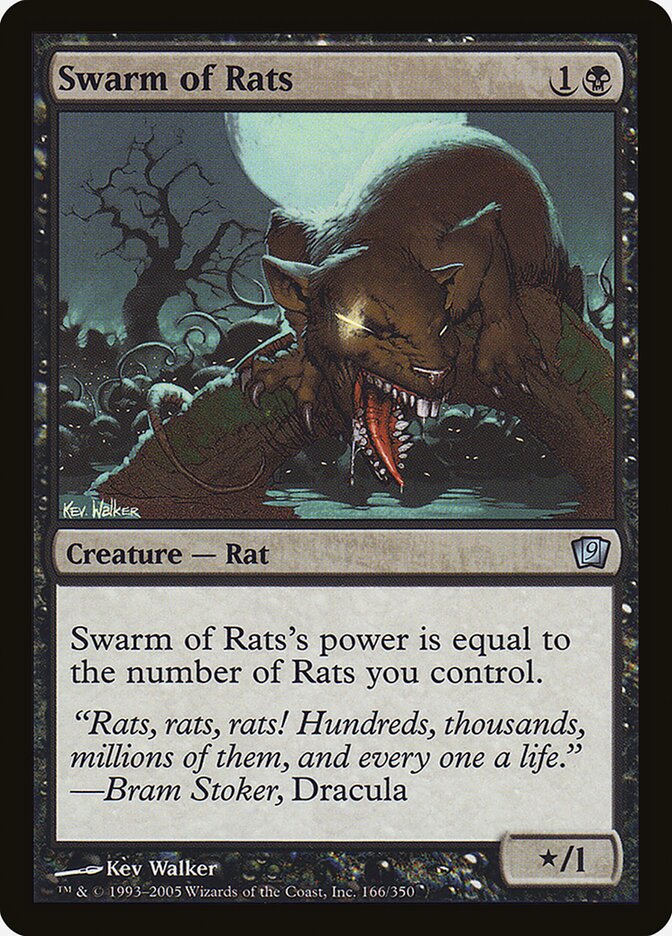 Swarm of Rats card front