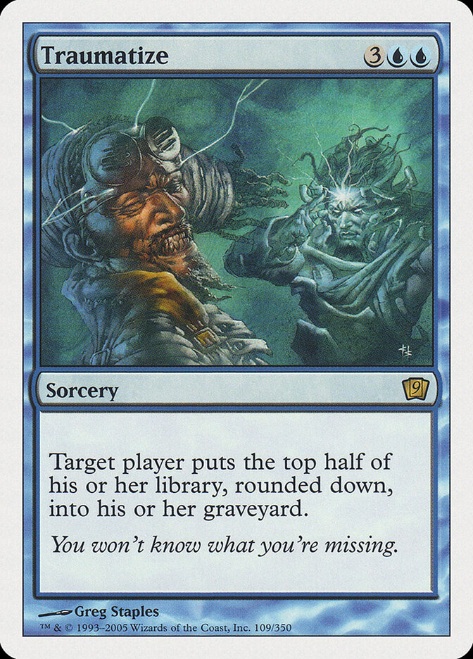 Traumatize card front