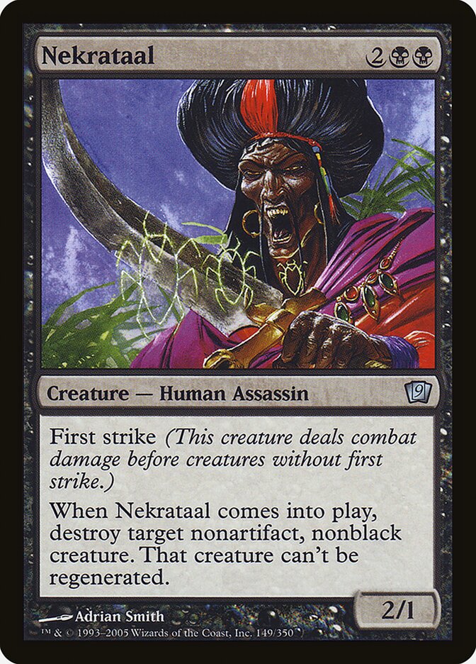 Nekrataal card front