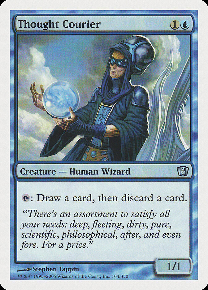 Thought Courier card front