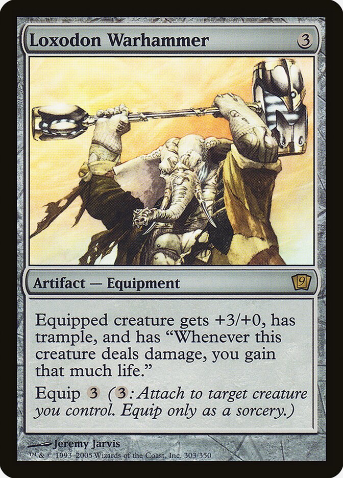 Loxodon Warhammer card front