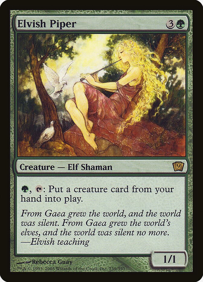Elvish Piper card front