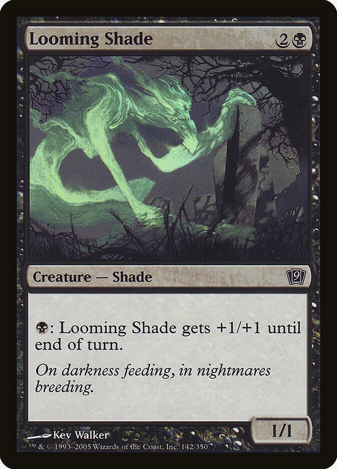 Looming Shade card front