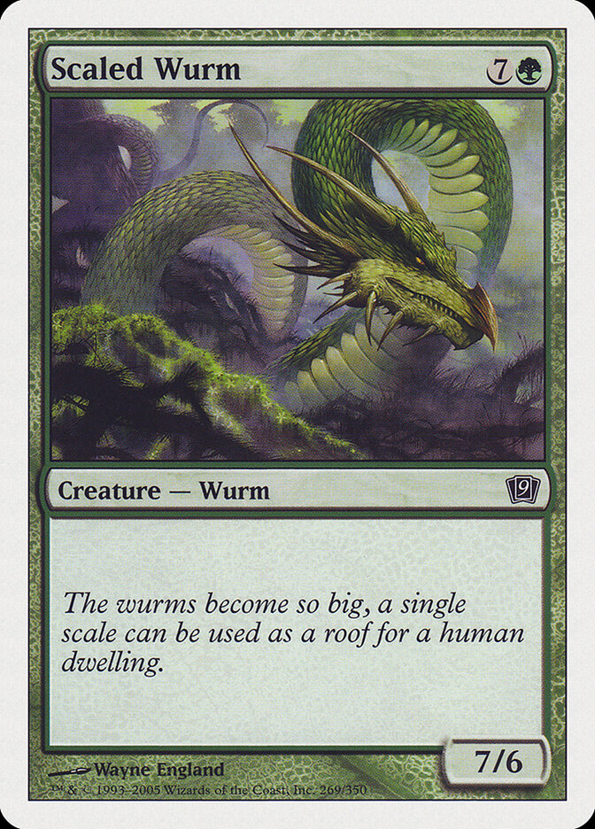 Scaled Wurm card front