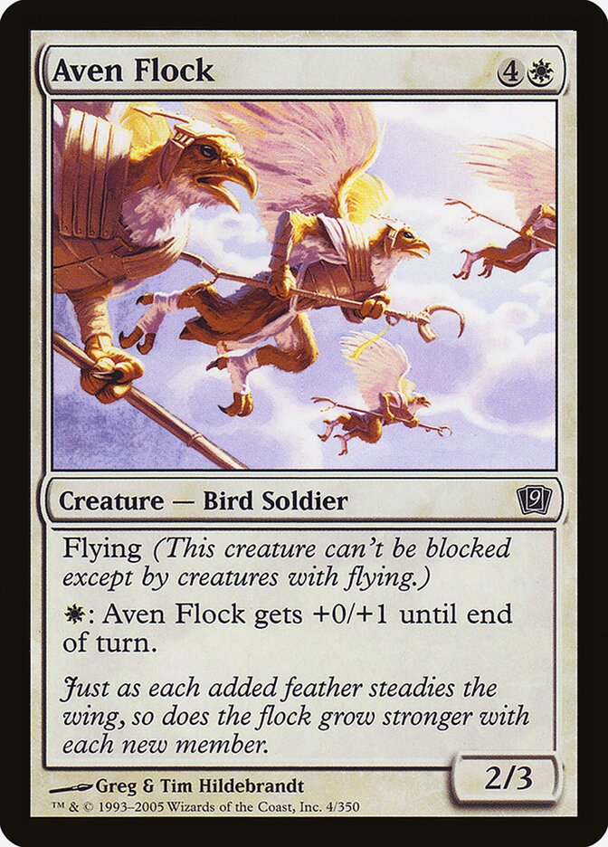 Aven Flock card front
