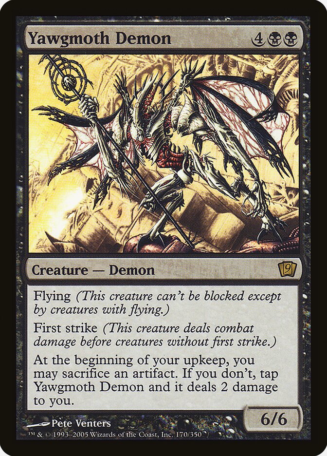Yawgmoth Demon card front