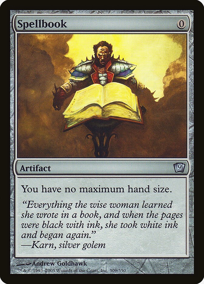 Spellbook card front