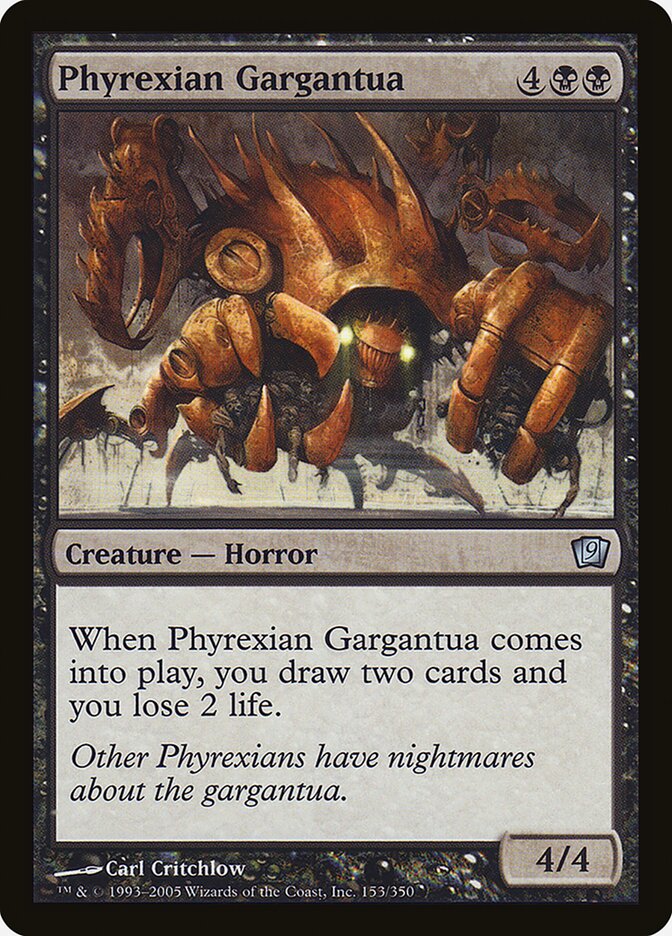 Phyrexian Gargantua card front