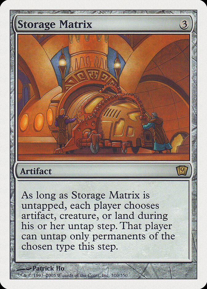 Storage Matrix card front