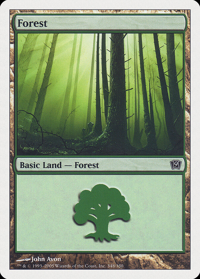 Forest card front