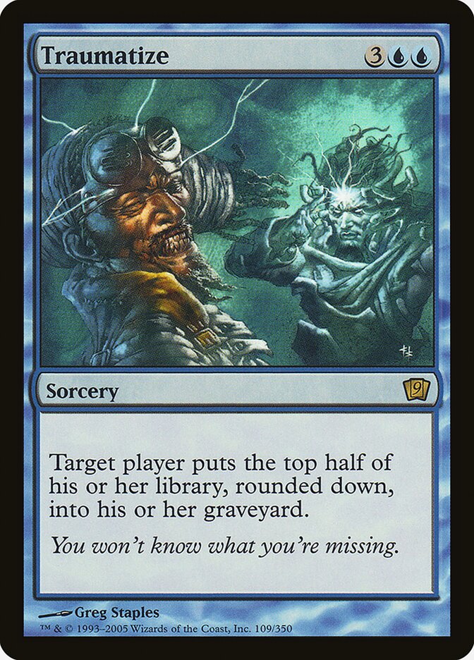 Traumatize card front