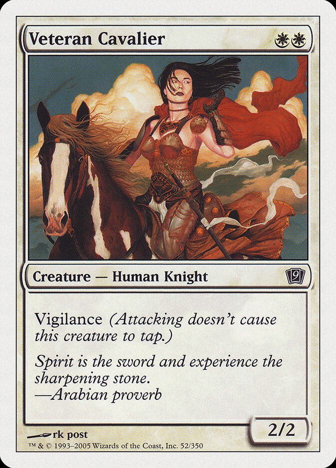 Veteran Cavalier card front