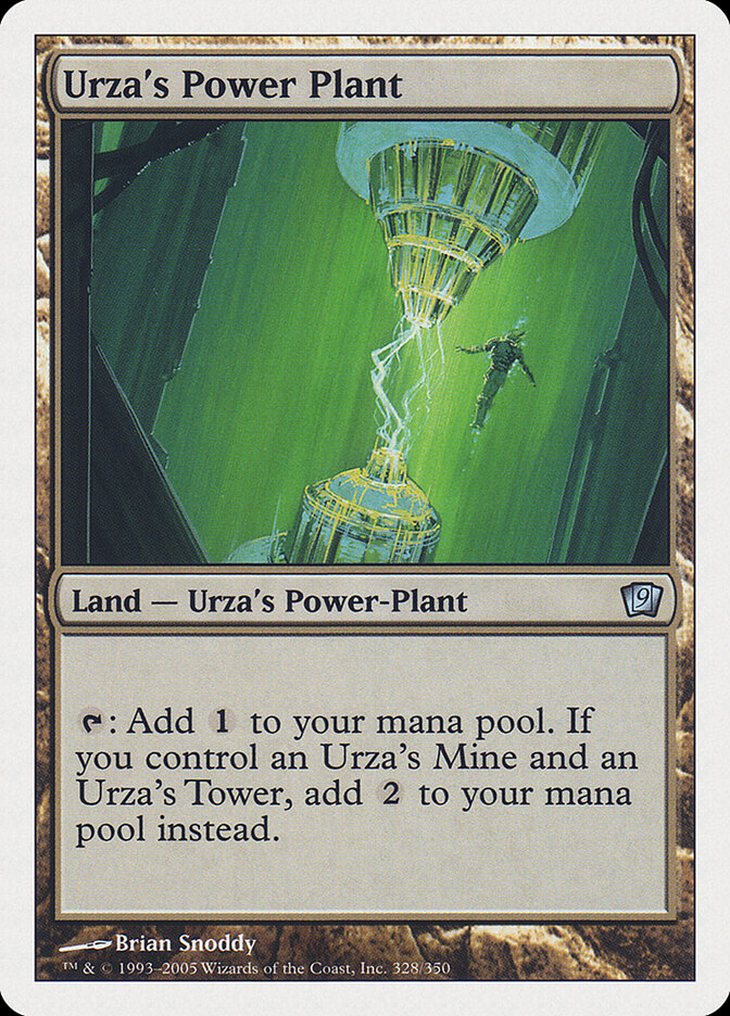 Urza's Power Plant card front